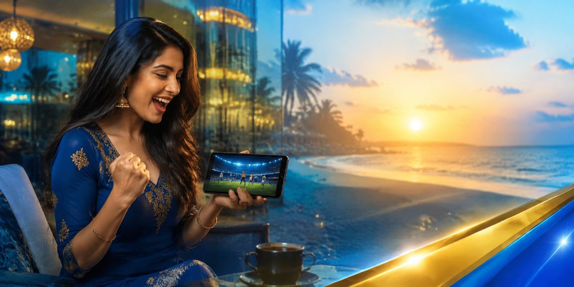 কক্সবাজার সমুদ্র সৈকতে মোবাইলে mvpwin555 লটারি টিকিট কিনছেন একজন ব্যবহারকারী